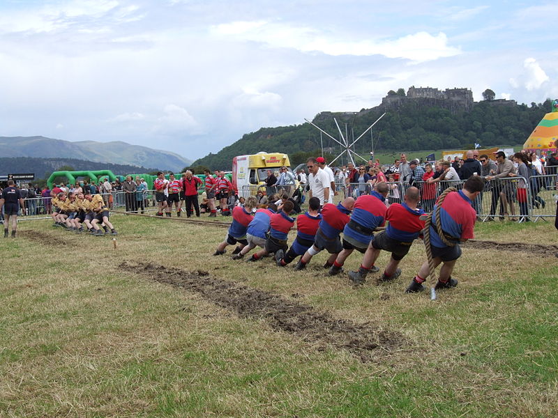 The traditional tug o'war